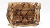 Michael Kors Selma Python Embossed Studded Shoulder Bag Sd1225wrdu