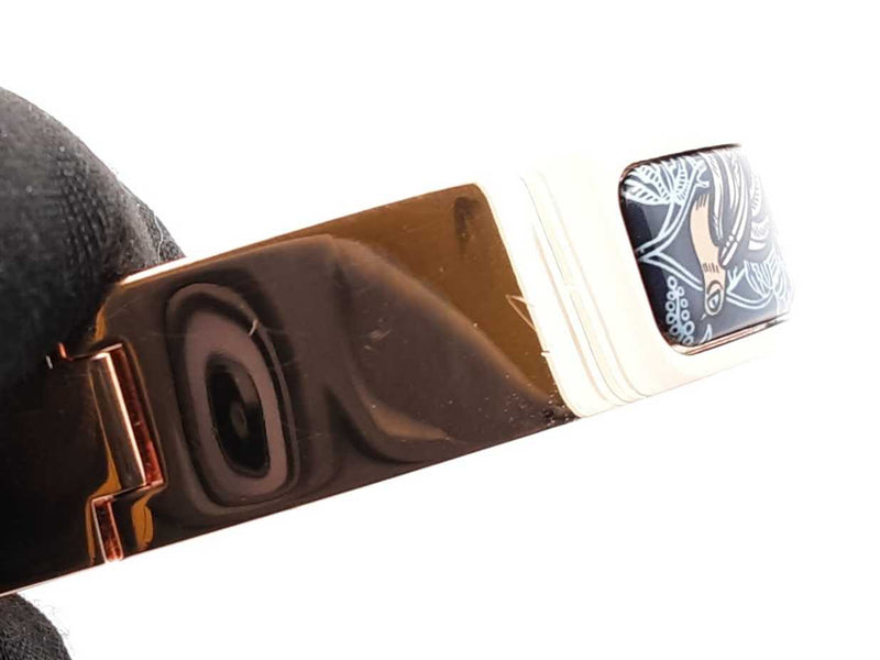 Hermès Clic H Sous Un Battement D'ailes Enamel Bracelet 6.5 Inch Fw1025orzdu