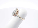 0.42 Cttw Diamond & 10k Yellow Gold Cluster Ring 2.4 Grams Size 3 Fw0926lrxdu