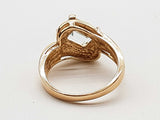 Blue Topaz 14k Yellow Gold 4.1g Ring Size 6 Do0426ocrde