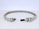 10.0 Cttw Lab Grown Diamond 14k White Gold Tennis Bracelet 14.8g 7 Inch Fwoixzdu