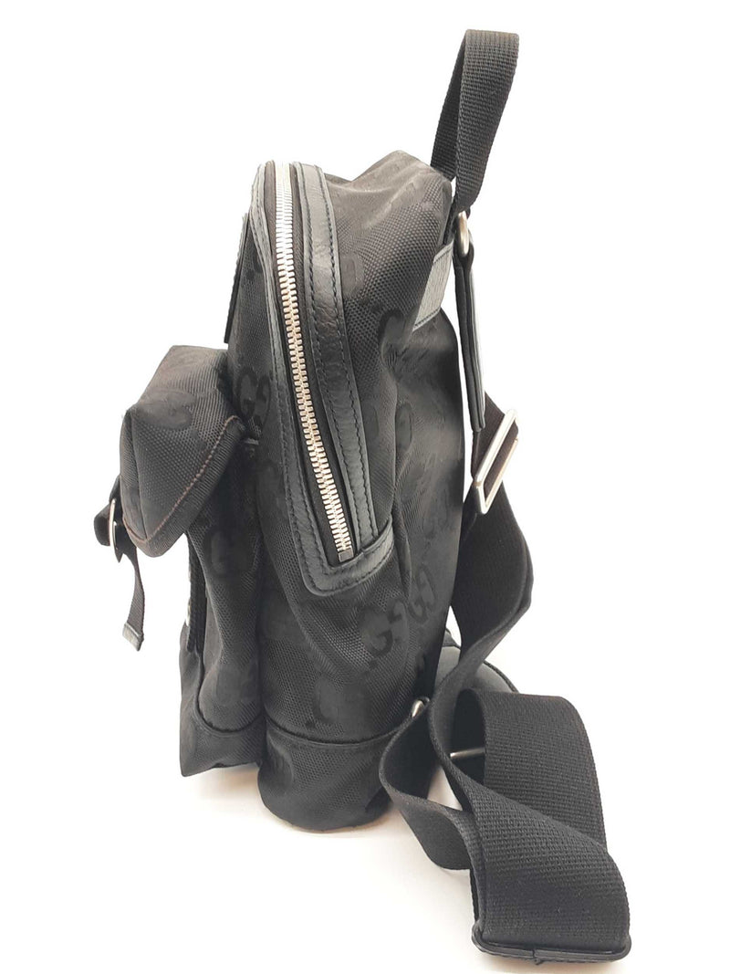 Gucci Off The Grid Black Nylon Sling Backpack Sd0525pzxde