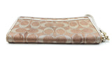 Coach Signature Metallic Wristlet Wallet Sd0725pzdu