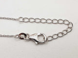 1.00 Cttw Lab Grown Diamonds 0.925 Silver 4.3g Circle Pendant Chain 20 In