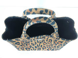 Prada Canapa Leopard Print Canvas Tote Bag Sd0726pzxde
