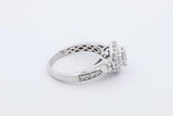 0.51cttw Diamond Ring In 10k White Gold 3.9 Grams Size 7 Eb0726oordu