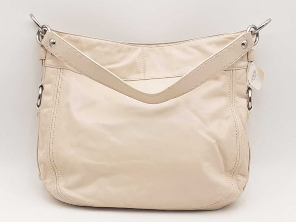 Coach Zoe Hobo White Handbag Aa0725ixsa