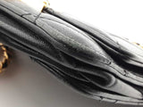 Chanel Golden Class Matelasse Black Quilted Leather Wallet On Chain Do0526erxde