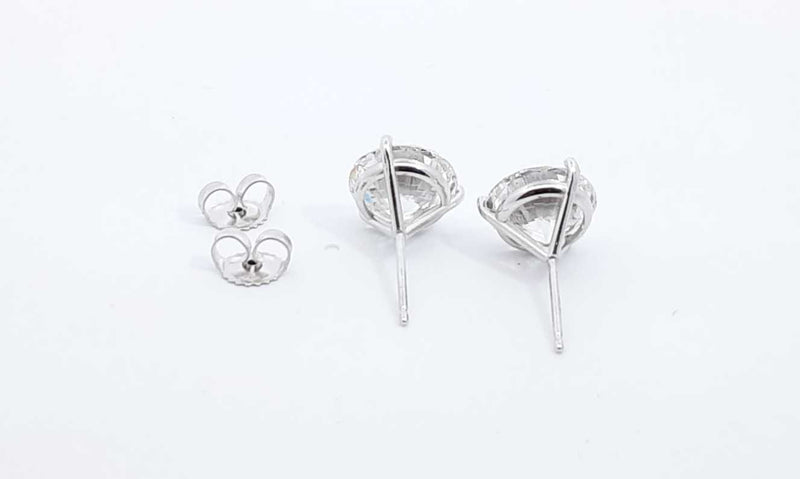 11.2 Cttw Lab Grown Diamond 14k White Gold Stud Earrings Fw1024wixzdu
