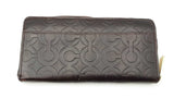 Coach Black Signature Leather Accordian Wallet Sd0226pzdu