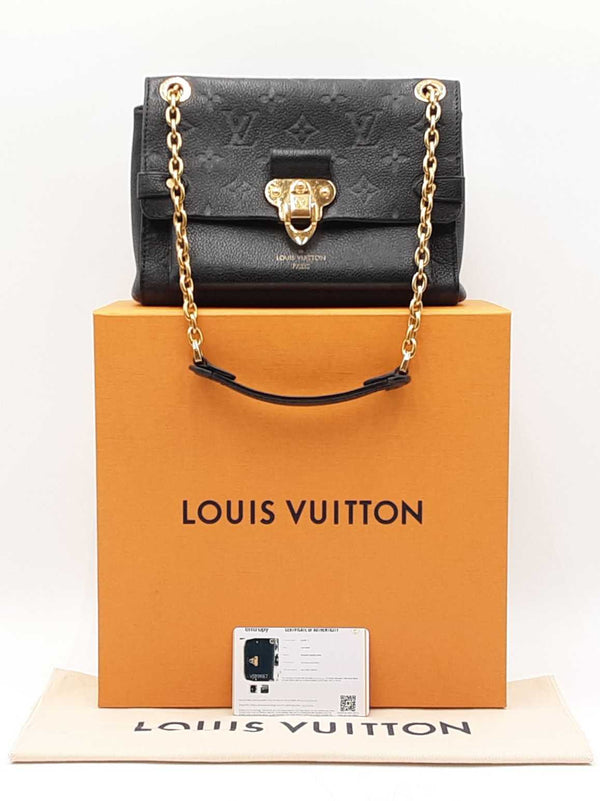 Louis Vuitton Vavin Pm Bag In Black Monogram Empreinte Leather Fw0925rxzdu