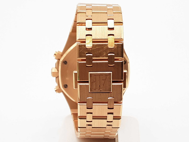 Audemars Piguet 41 Royal Oak White Dial 18k Rose Gold Watch Do0625rxzxzde