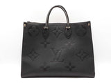 Louis Vuitton Onthego Gm Tote In Black Monogram Empreinte Leather Fw0825crxdu