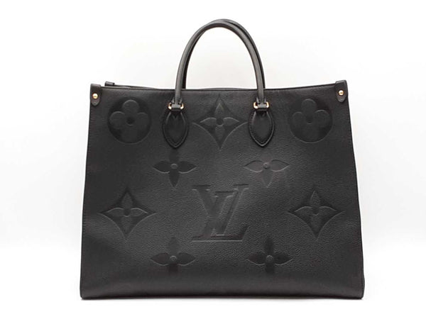 Louis Vuitton Onthego Gm Tote In Black Monogram Empreinte Leather Fw0825crxdu