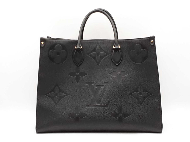 Louis Vuitton Onthego Gm Tote In Black Monogram Empreinte Leather Fw0825crxdu