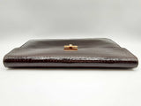 Tom Ford Brown Croc Embossed Leather Portfolio Do0125rxzde