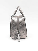 Givenchy Antigona Nano Cube Metallic Silver Top Handle Bag Eb0425pxzsa