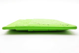 Balenciaga Perforated Logo Acid Green Leather Card Holder Sd0826wxde