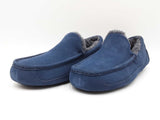 Ugg Men's Ascot True Navy Suede Slippers Mens Size 11 Us Sd0325rzdu