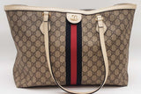 Gucci Gg Supreme Monogram Canvas Ophidia Tote Bag Eb1025rxzde