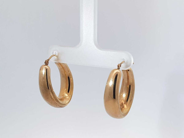 14k Yellow Gold Hoop Earrings 4.35 Grams Aa0925lczsa