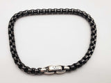 David Yurman Black Steel 18.4g Box Chain Bracelet 8 In Do024lwxde