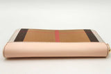 Burberry Check Zip Around Wallet Eb1024lixzsa