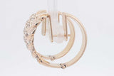 Diamond Hoop Earrings In 14k Yellow Gold 15.5 Grams Eb0426sxzsa