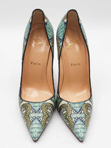 Christian Louboutin Python Inferno So Kate Pumps Size 38 Eb0126lxzdu