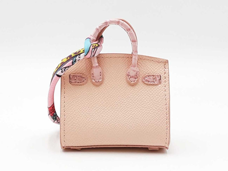 Mini Boutique Bag Charm In Pink Fw0825edu