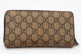Gucci Gg Supreme Monogram Canvas Kingsnake Wallet Eb0726ocrdu