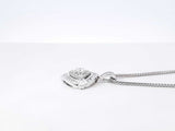0.61 Cttw Diamond & 18k Gold Pendant With 14k Franco Chain 9.2 Grams Fw0826rrzdu