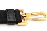 Versace La Medusa Black Leather Wristlet Clutch Eb0826cxzde