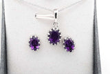 Set Of 5 Gemstone Ensemble Sets In Sterling Silver Eb0925crsa