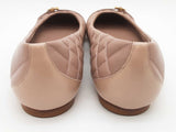 Burberry Avonwick Buckle Quilted Dusty Pink Leather Flats Size Eu 40 Do0525pxde