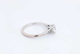 Oval Diamond Ring In 18k White Gold 3 Grams Size 8.75 Eb1224lexzdu
