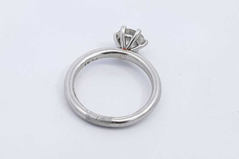 Approx. 1.02ctw Diamond Ring In Platinum 5.3 Grams Size 5.25 Eb0125oxxzsa