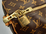 Louis Vuitton Keepall Brown Monogram Coated Canvas Duffle Bag Do1224rxzde