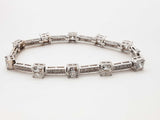10.0 Cttw Lab Grown Diamonds 14k Wg 22.1g Tennis Bracelet 7.25 In Do0526ocrrde