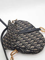 Christian Dior Oblique Jacquard Saddle Bag Eb0826loxzde