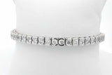 5.98cttw Diamond Tennis Bracelet In 14k White Gold 24.3g 7.25 Inch Eb0926lprxsa