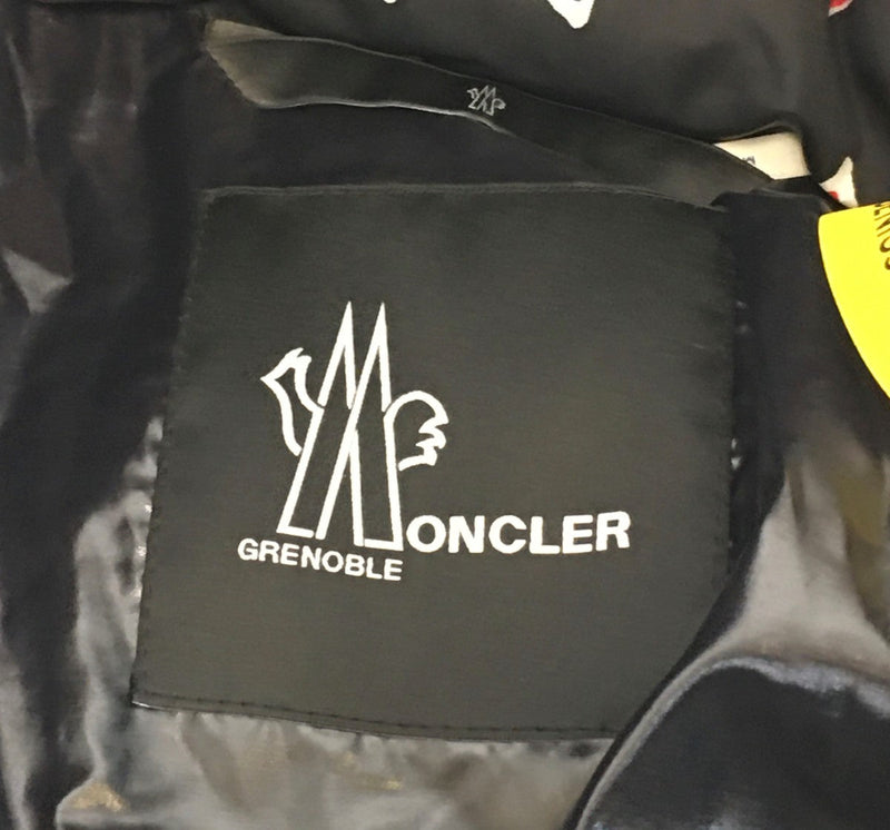 Moncler Genius Mens Star Print Gollinger N°3  Zip Winter Jacket Black Size 4 Msipr 144010000868