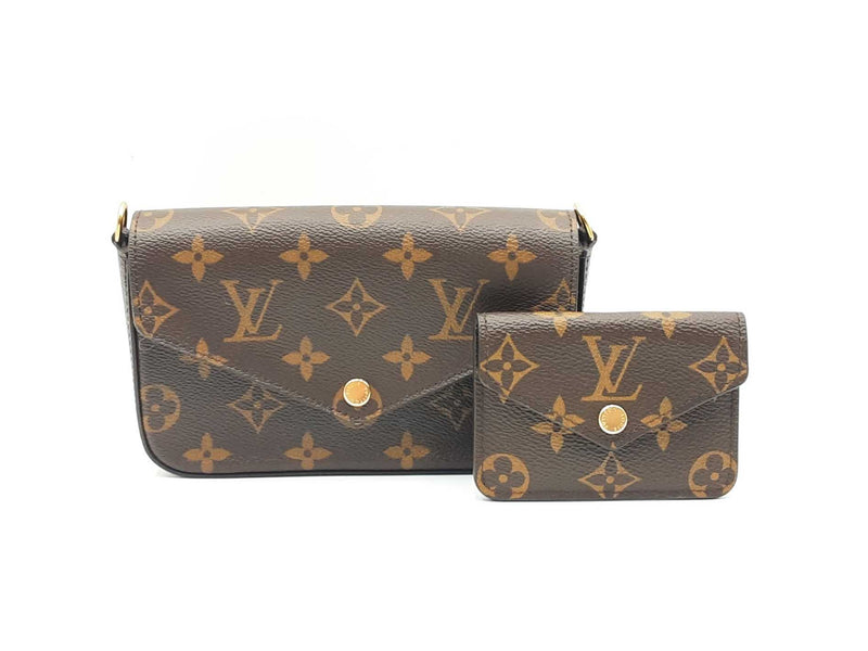 Louis Vuitton Monogram Felicie Strap & Go Crossbody Bag Fw0325crxdu