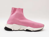 Balenciaga Speed Sock Sneakers In Pink Technical Knit Size 7 Women's Fw0826ctdu