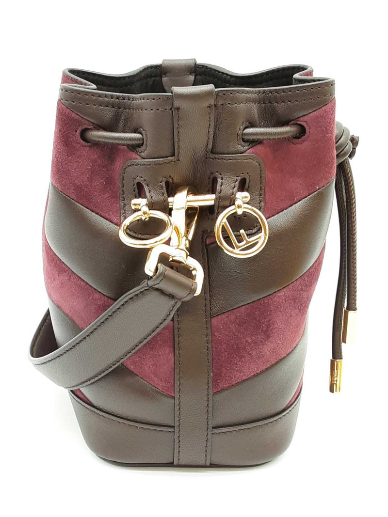 Fendi Mon Tresor Bi-color Leather & Suede Inlays Minibag Sd1025pzxde