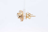 1.24ctw Diamond Stud Earrings In 14k Yellow Gold 5.49 Grams Eb0225prxsa