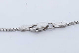0.85ctw Diamond Pendant Necklace In 14k White Gold 3.7 Grams 18 Inch Eb0526prxde