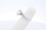 3.3cttw Diamond Ring In 14k White Gold 3.8 Grams Size 4 Eb0526wxxzde