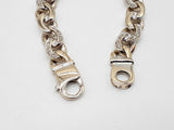 14k White Gold Diamond Solid Chain Link Bracelet Do0524lsxzde