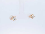 1.40 Cttw Diamond & 14k Yellow Gold Solitaire Stud Earrings 1.7 Grams Fw0725lixzdu